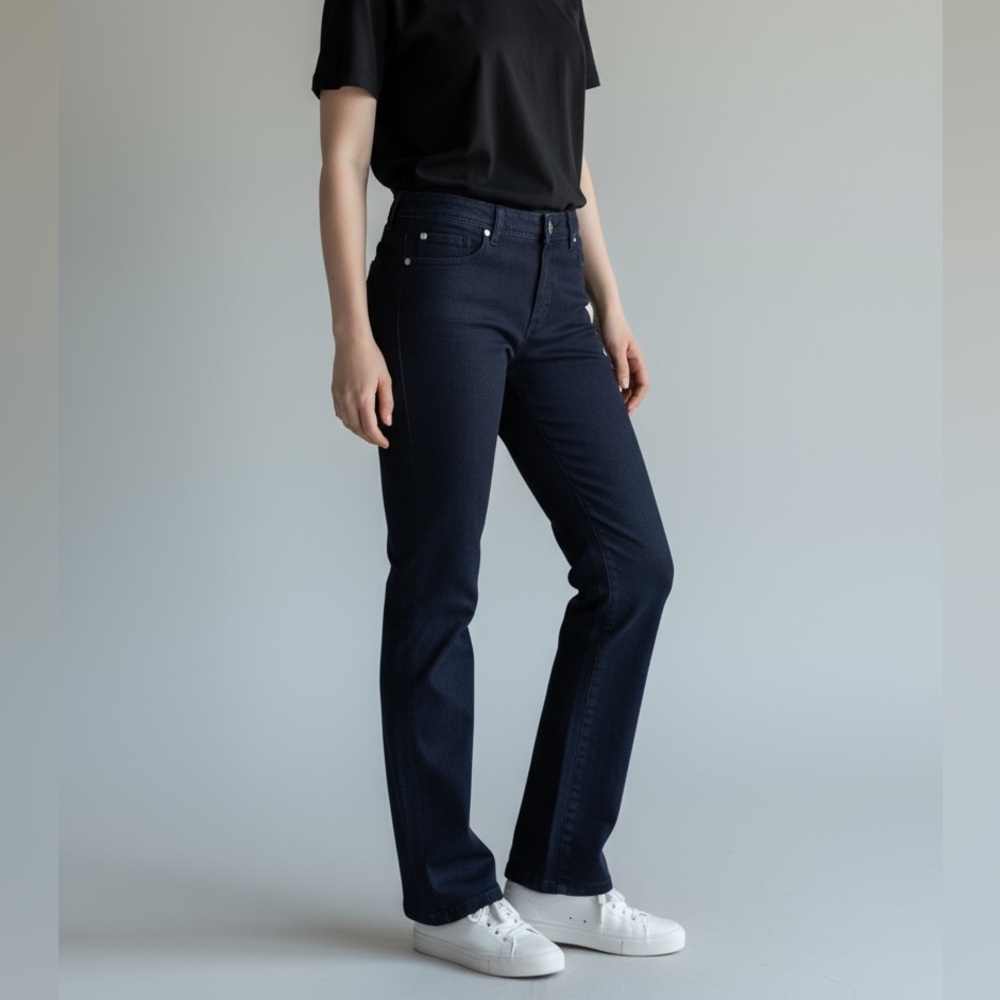 Bogari Women's Black Bejeweled Jeans - Size 8